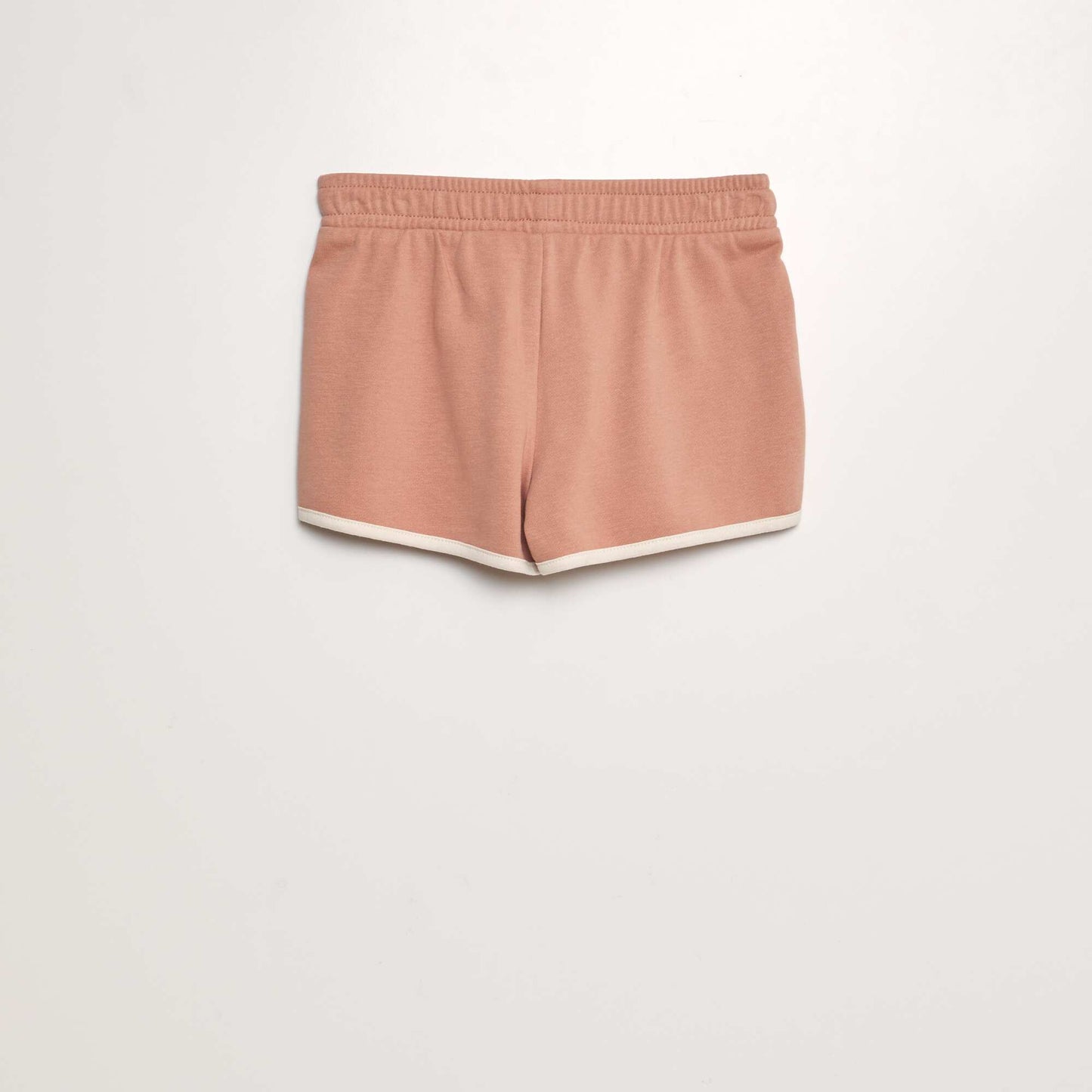 Lightweight sweatshirt fabric shorts pink