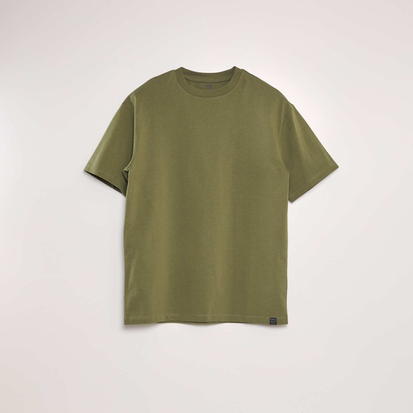 Plain cotton T-shirt green