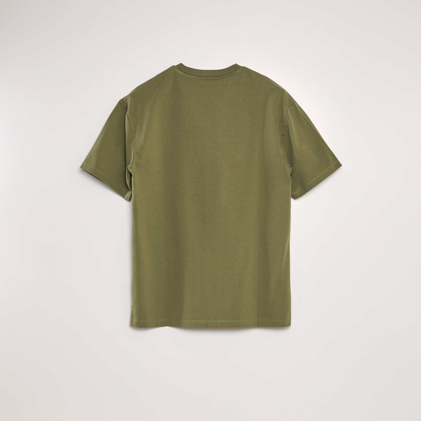 Plain cotton T-shirt green