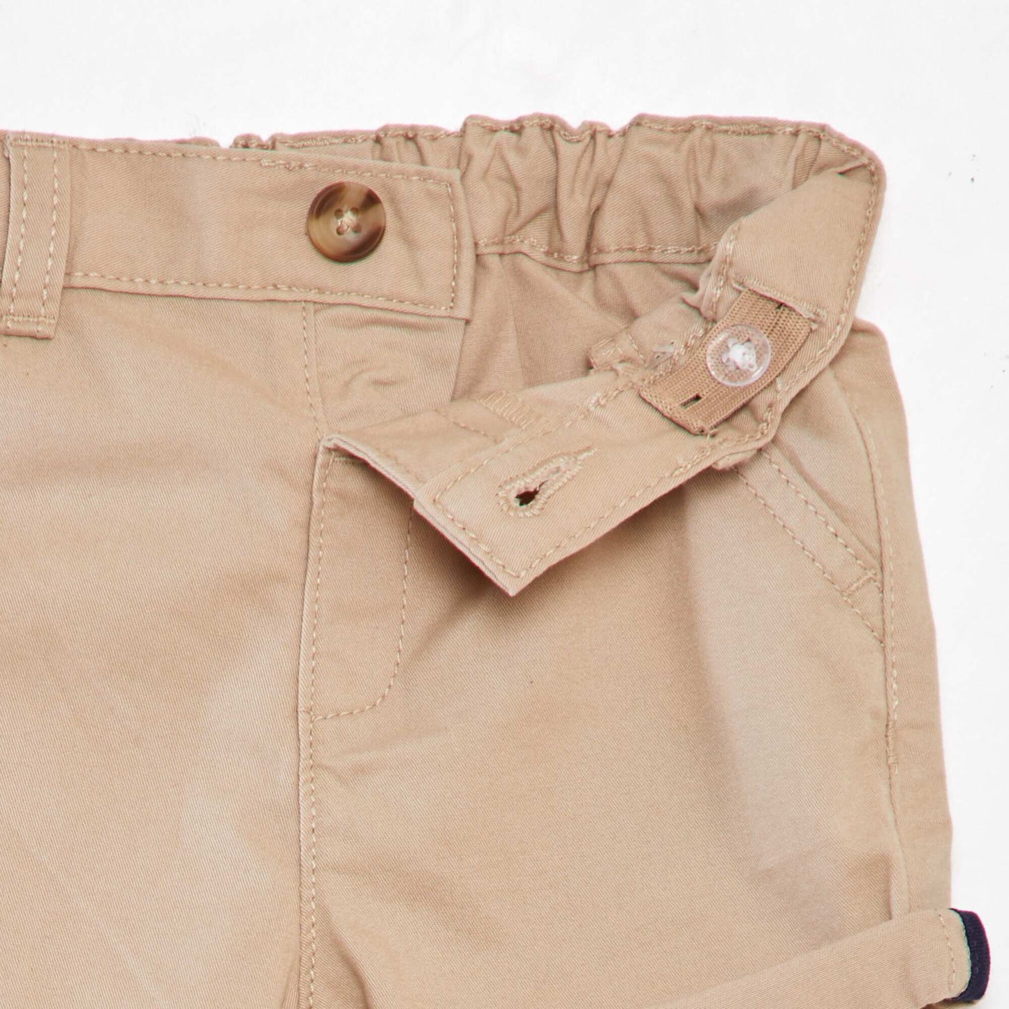 Twill chino shorts BEIGE