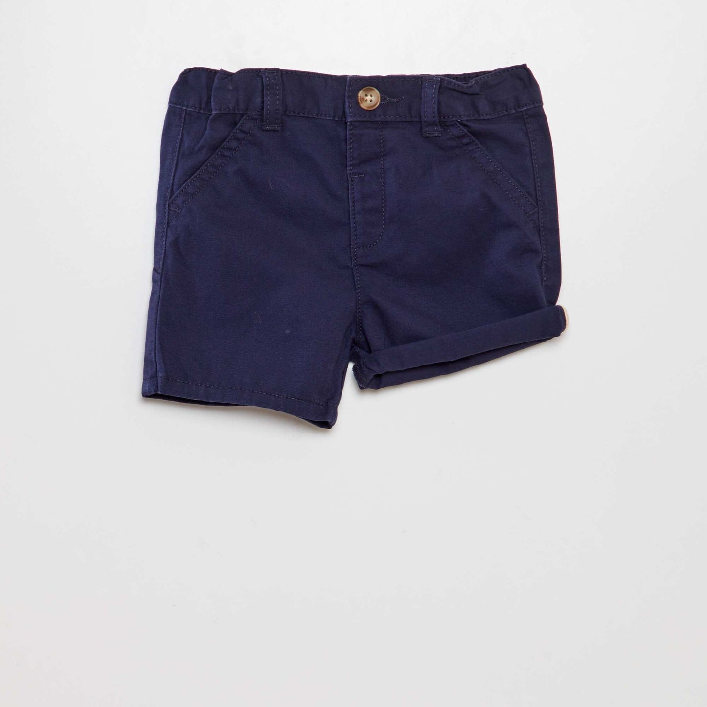 Twill chino shorts BLUE