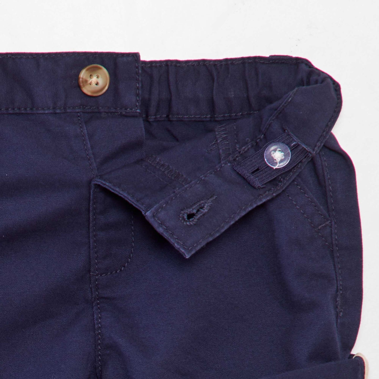 Twill chino shorts BLUE