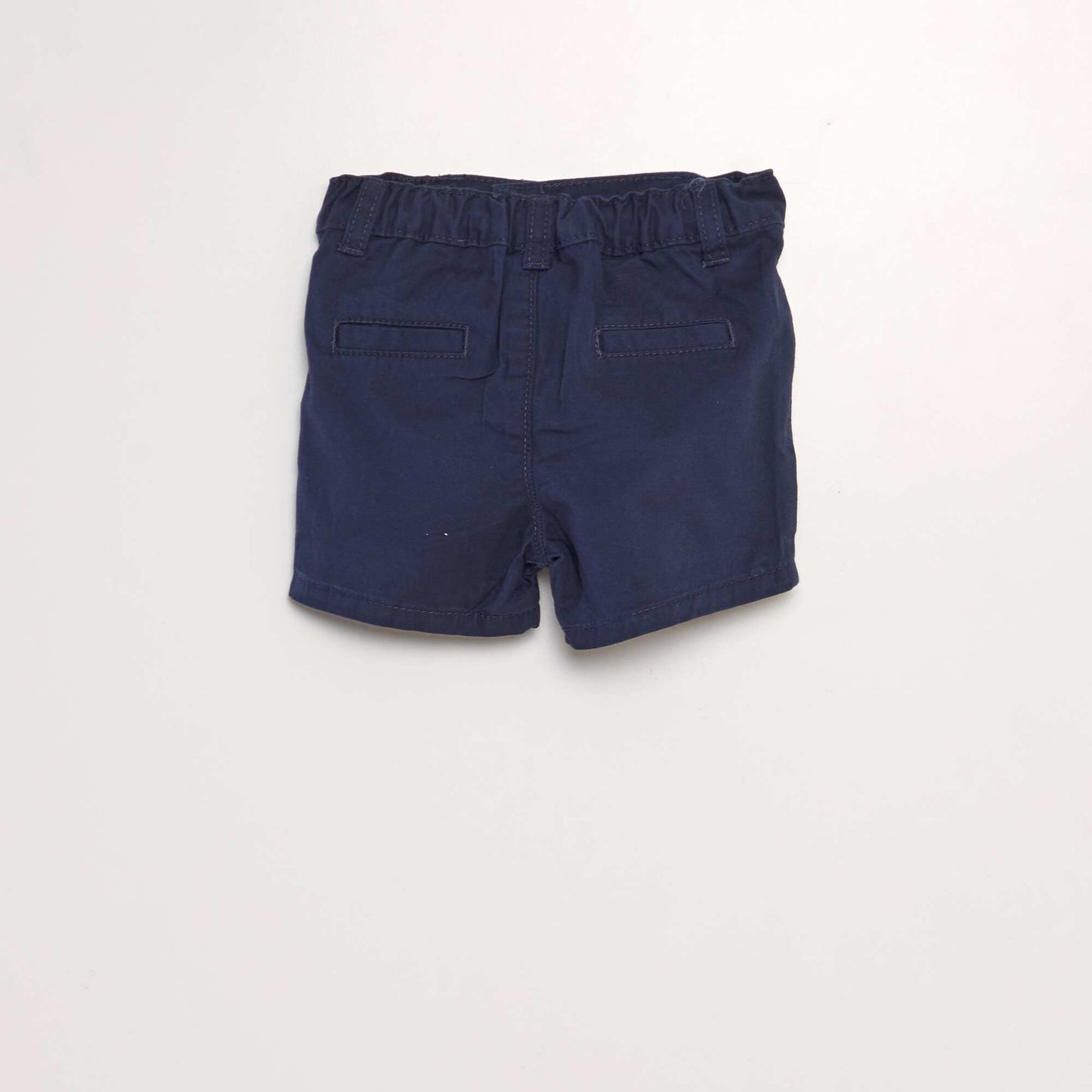 Twill chino shorts DARK BLUE