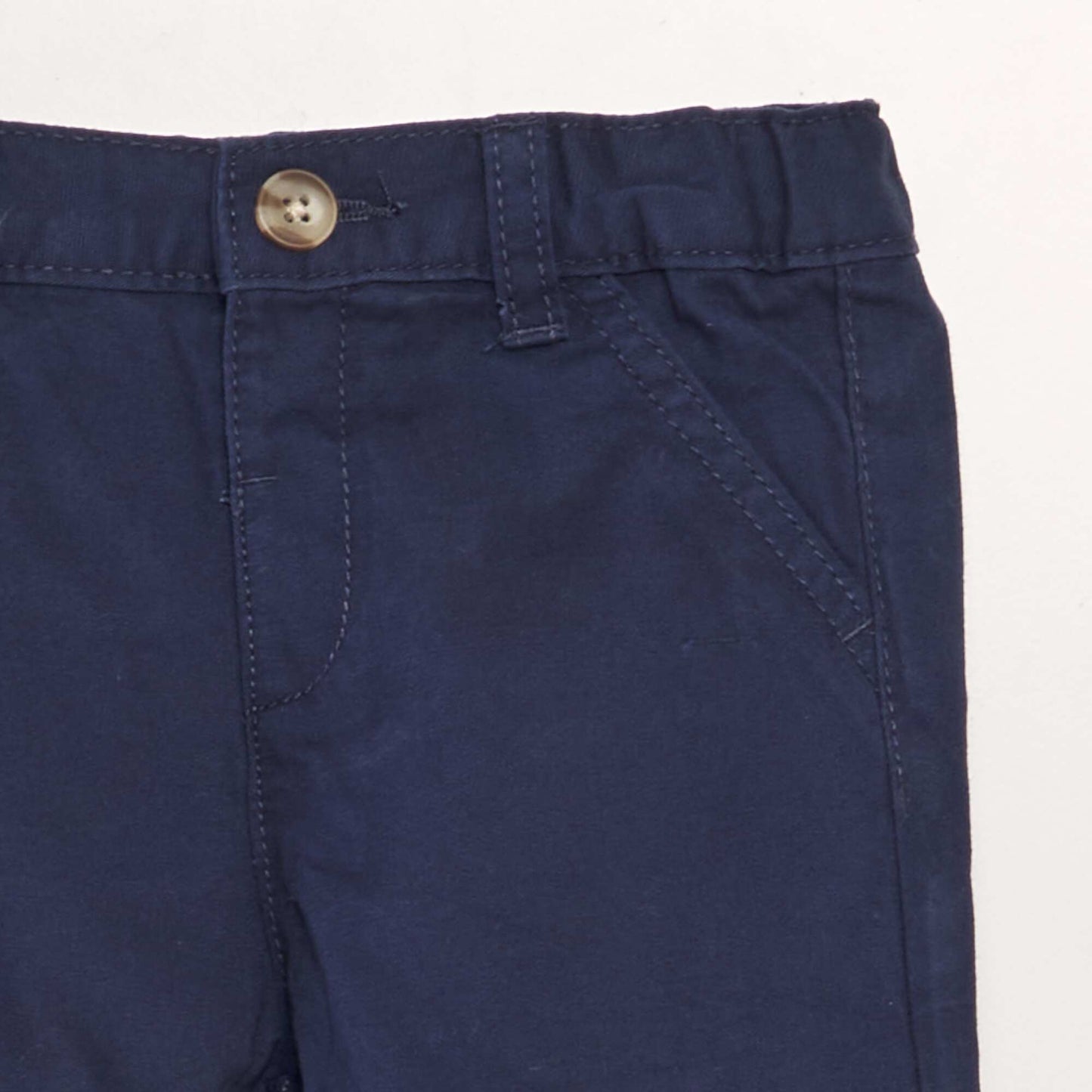 Twill chino shorts DARK BLUE