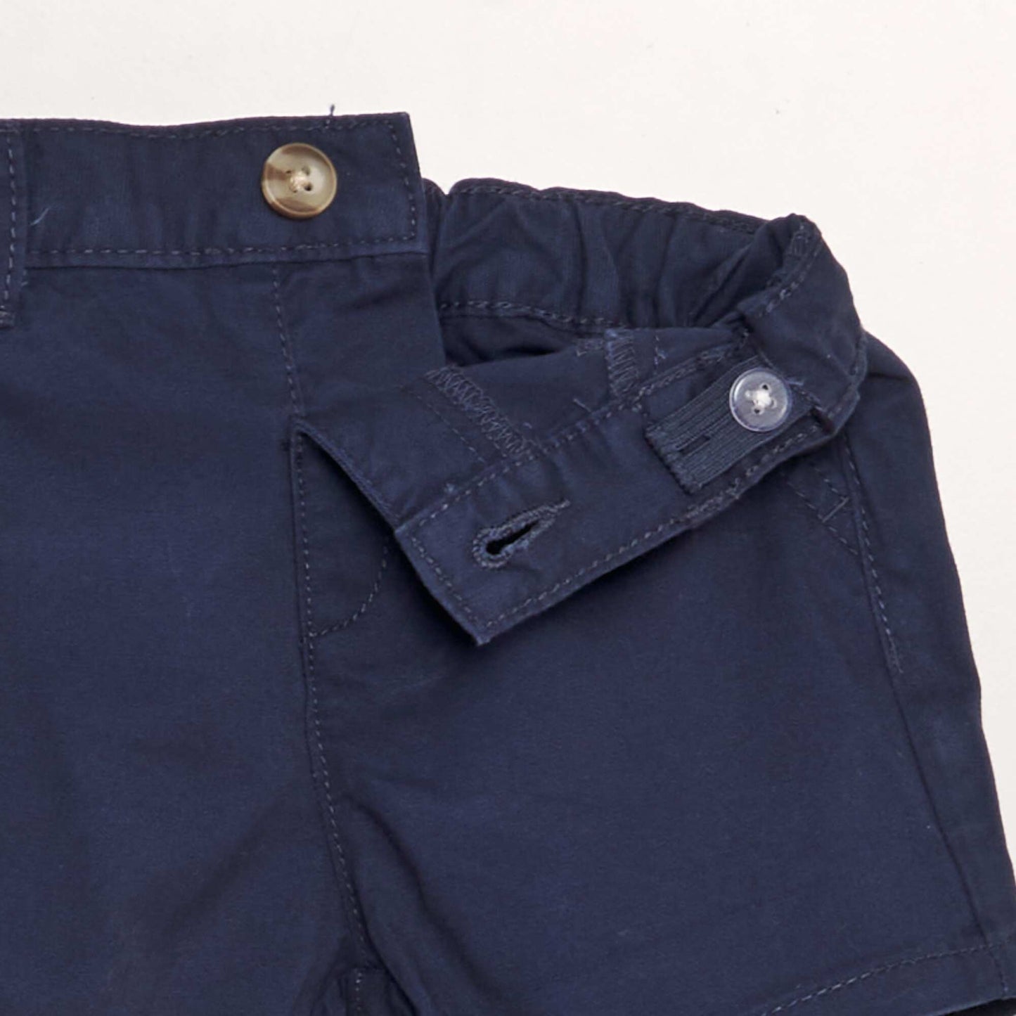 Twill chino shorts DARK BLUE