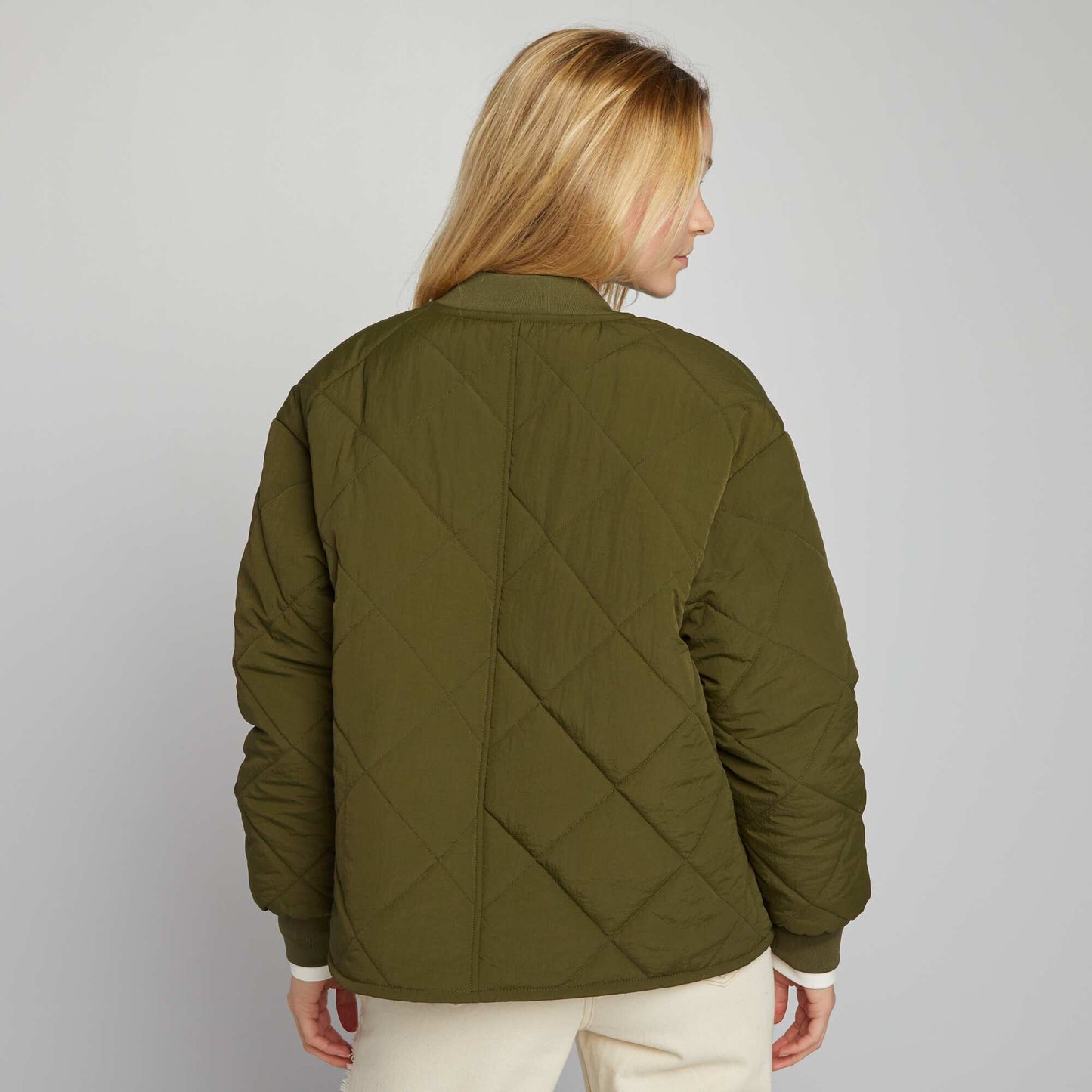 Quilted jacket KHAKI