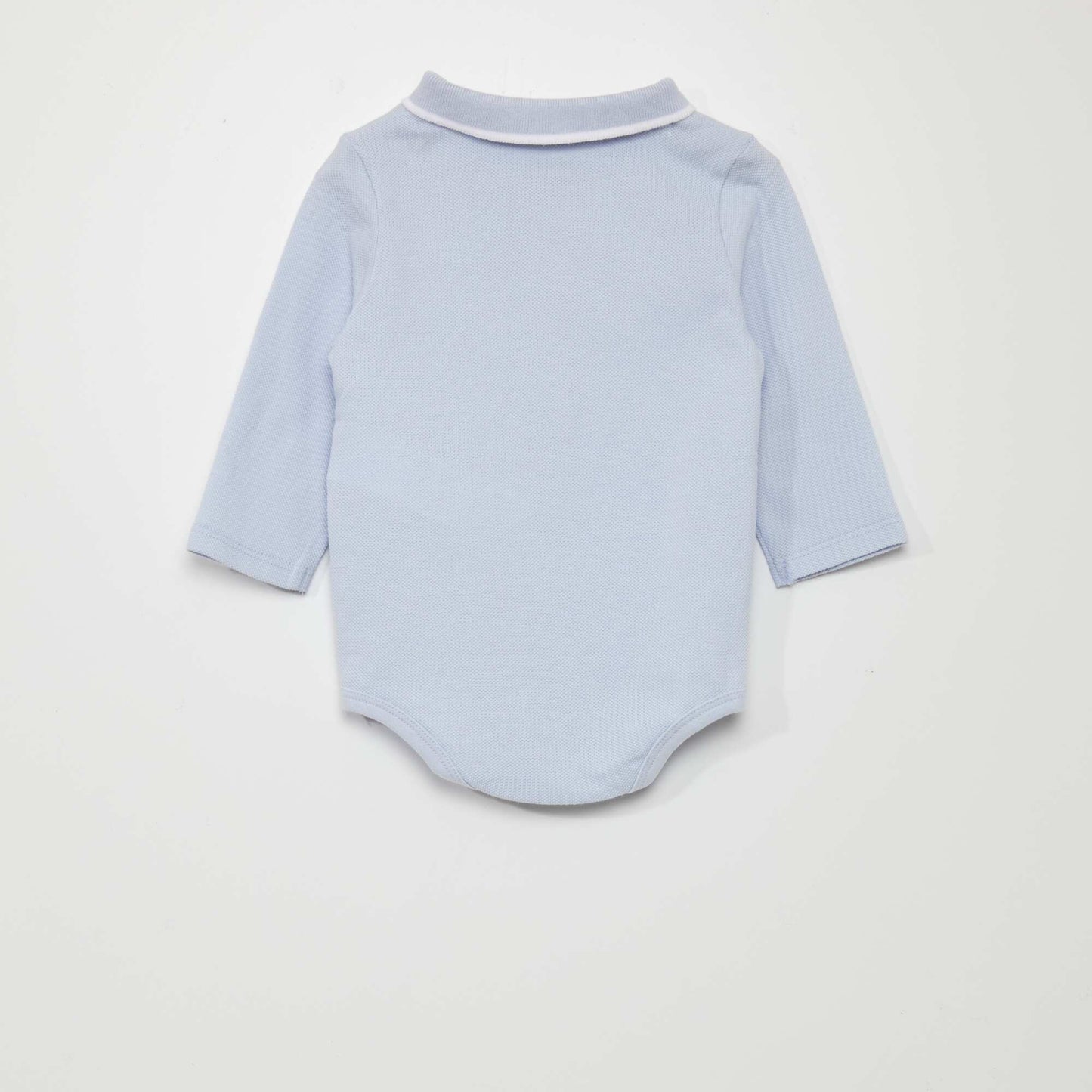 Polo-style bodysuit BLUE