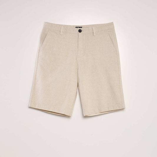 Chino Bermuda shorts WHITE