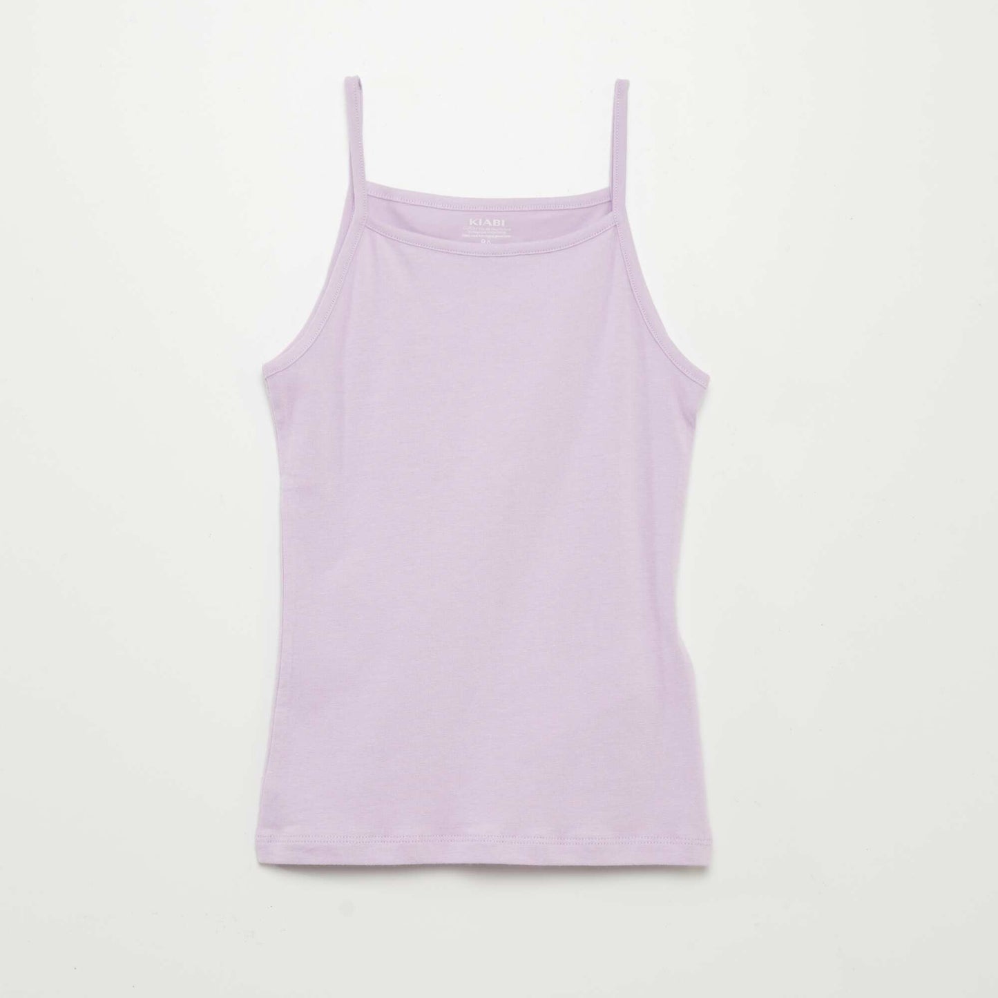 Pack of 2 plain vest tops PURPLE