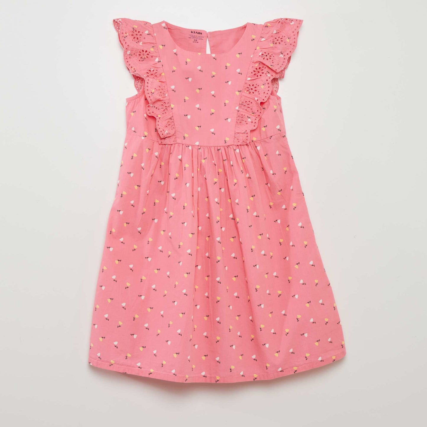 Flounced dress PINK