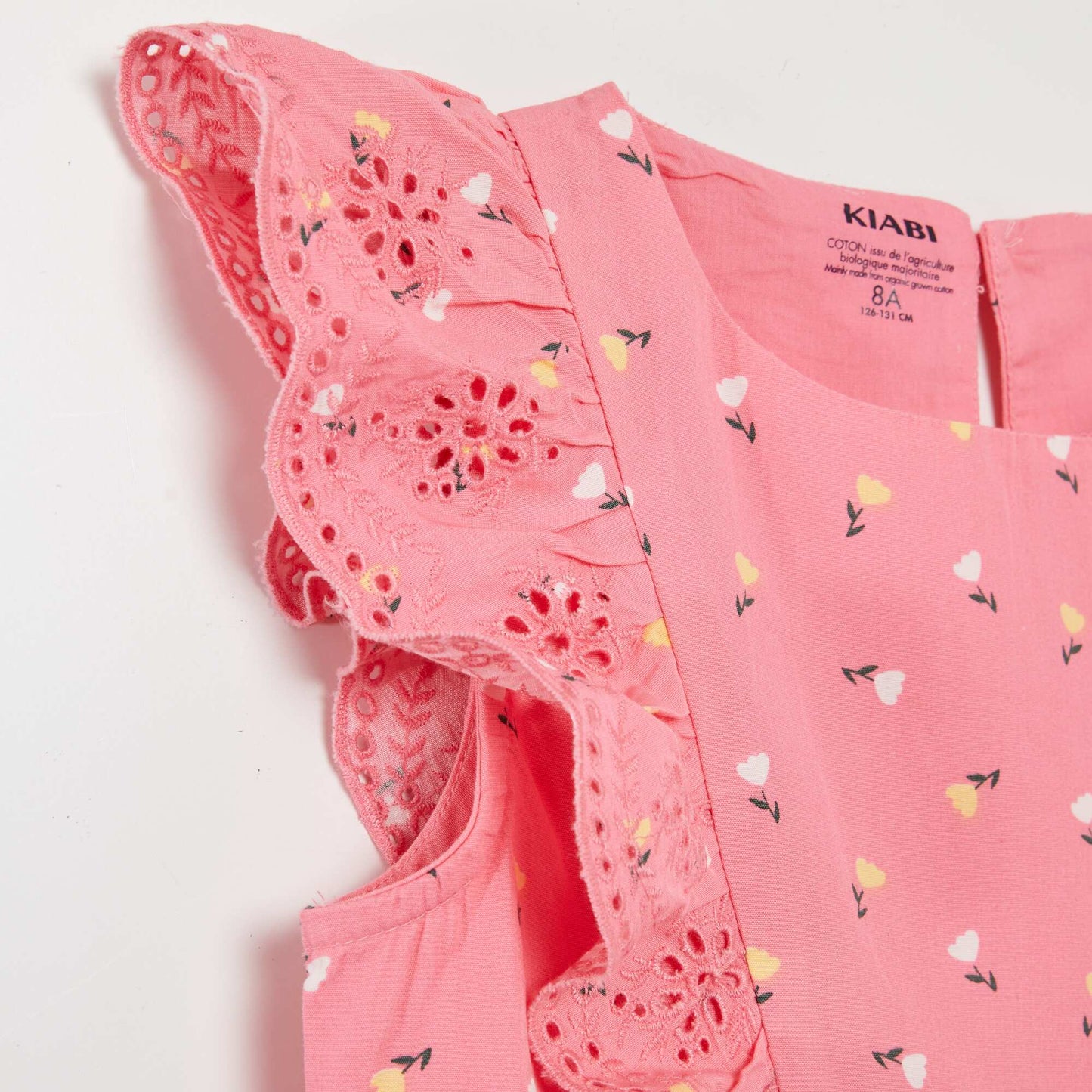 Flounced dress PINK