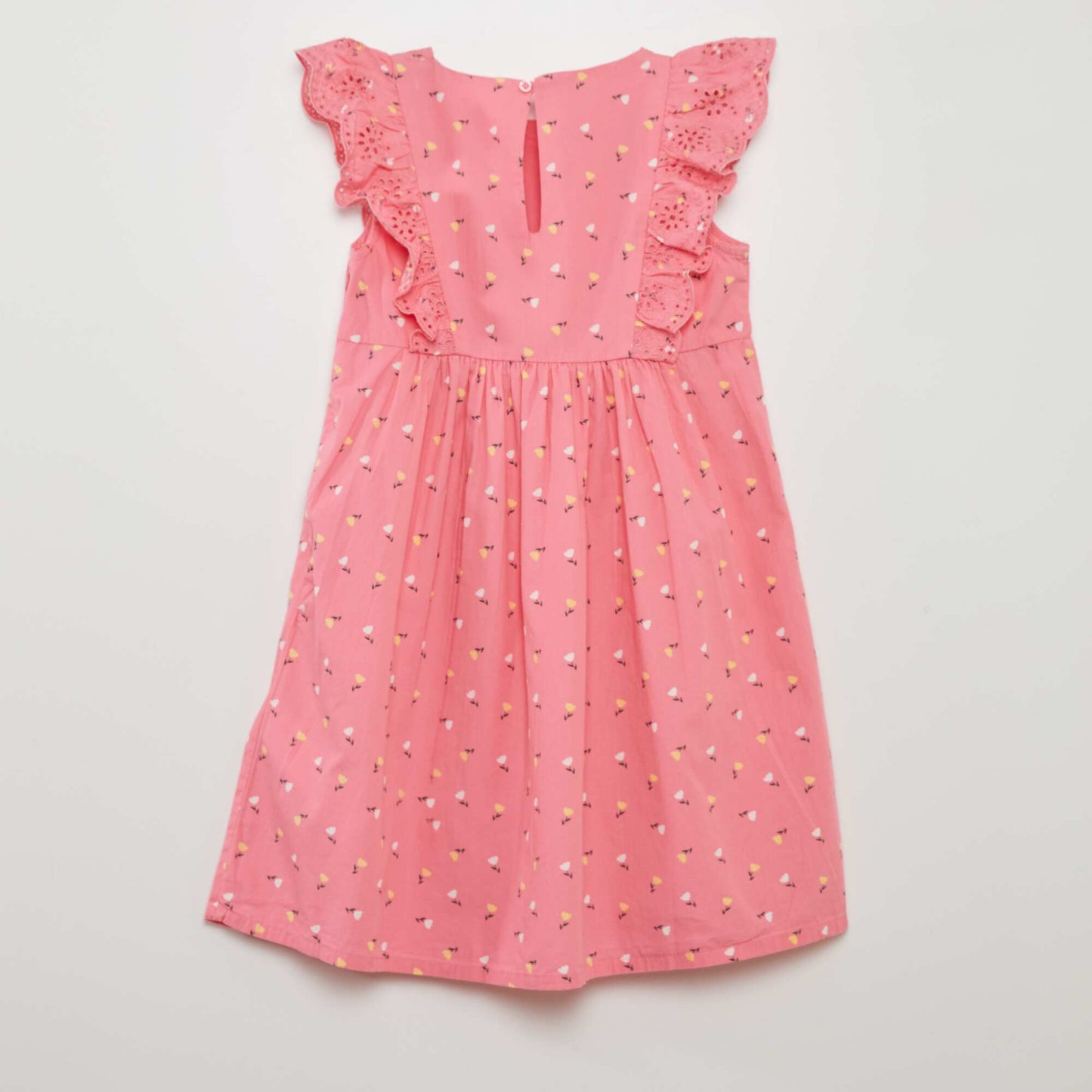 Flounced dress PINK