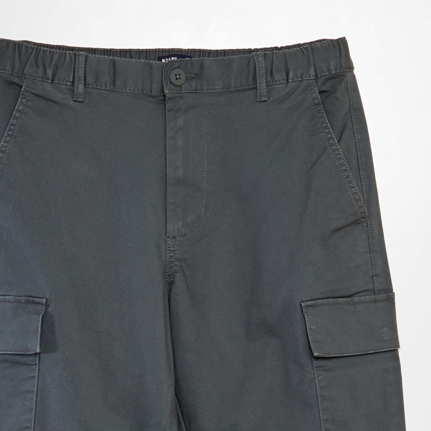 Trousers with combat pockets GREEN