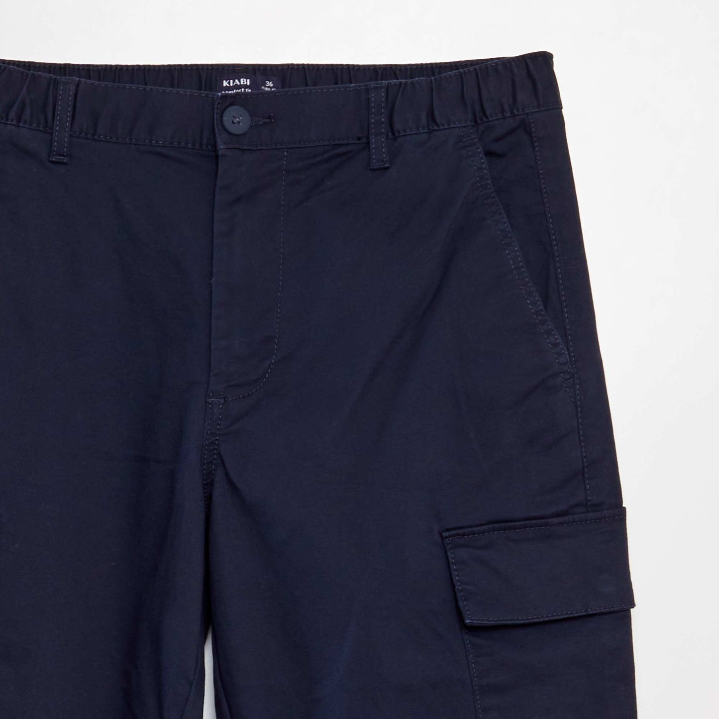 Trousers with combat pockets BLUE