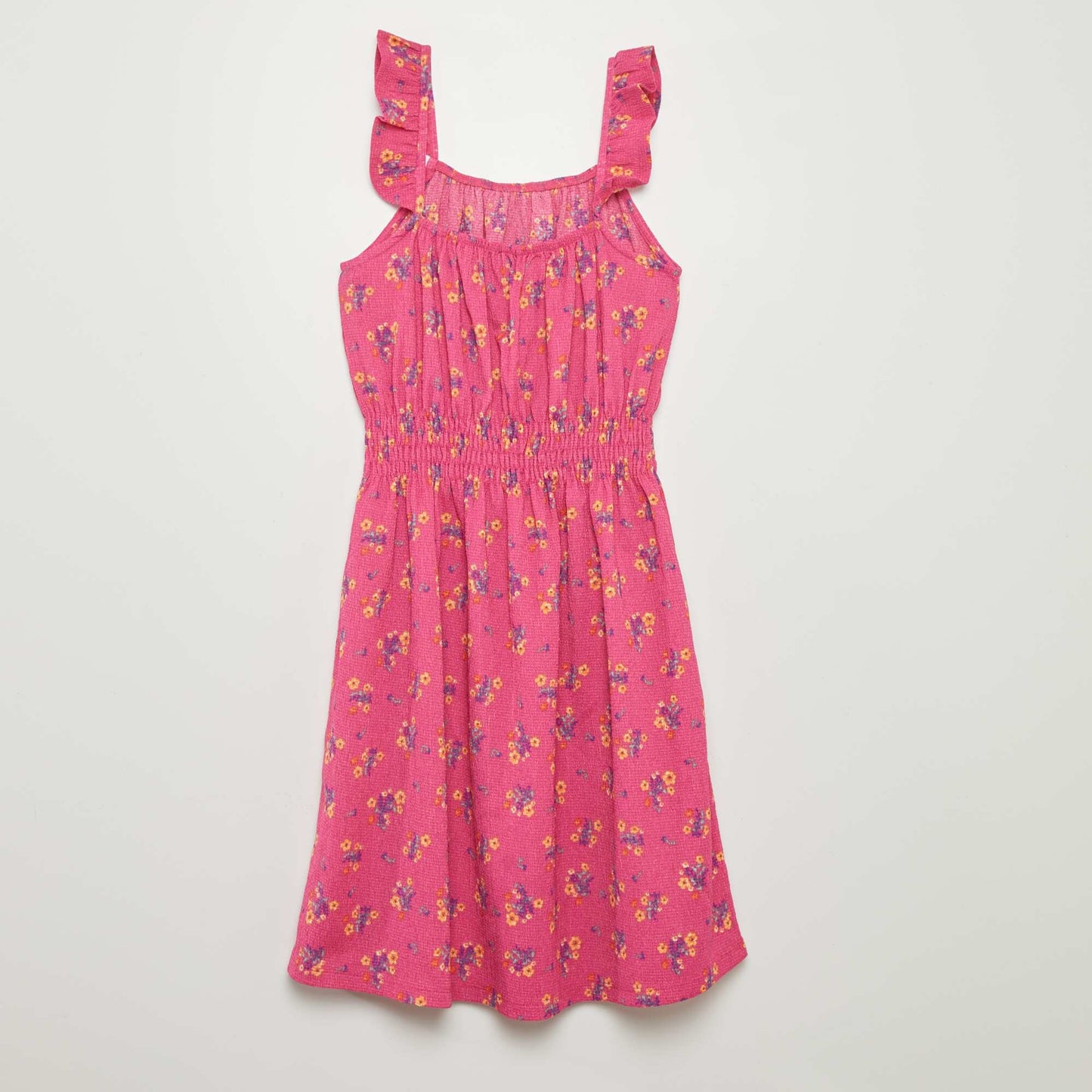 Lightweight printed dress PINK