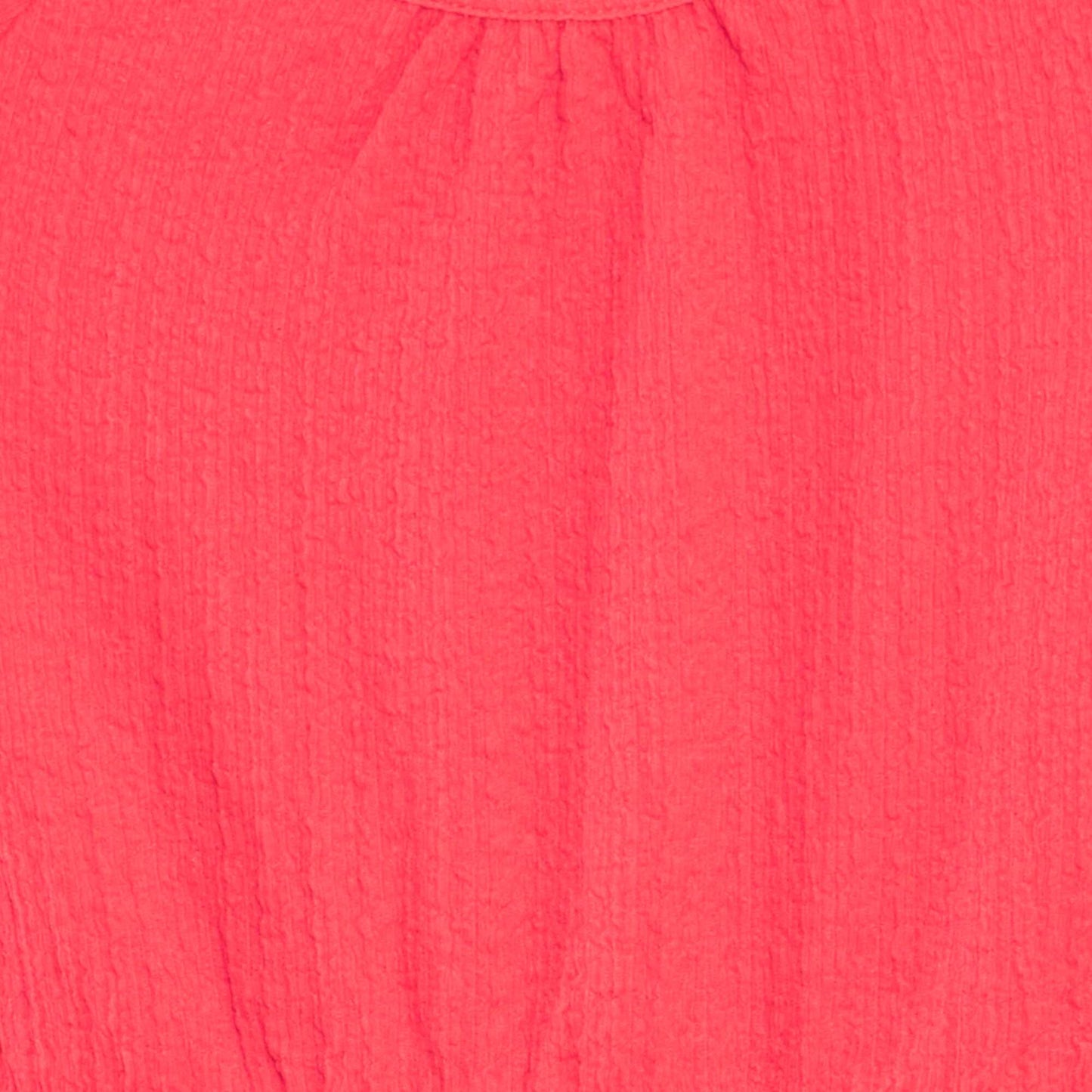 Waffle-knit dress PINK