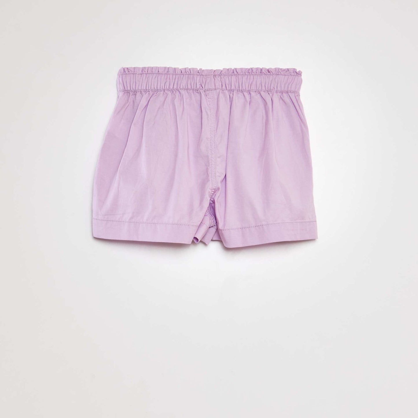 Paperbag shorts with belt PURPLE