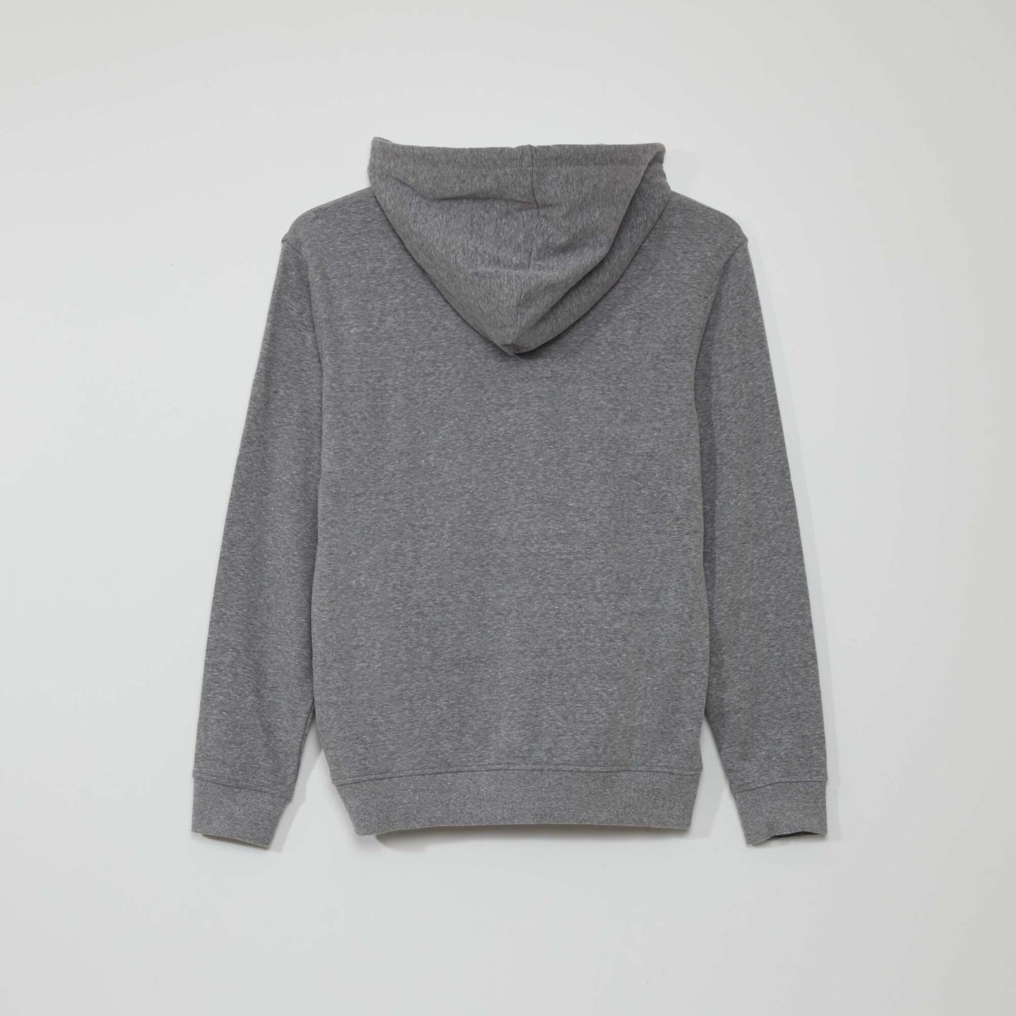 Zip-up jacket with hood M_GREY