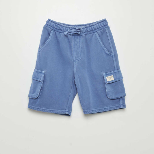 Bermuda shorts with side pockets BLUE