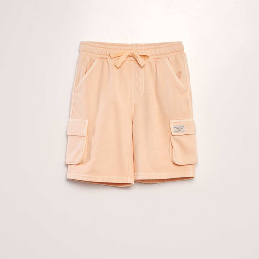 Bermuda shorts with side pockets ORANGE