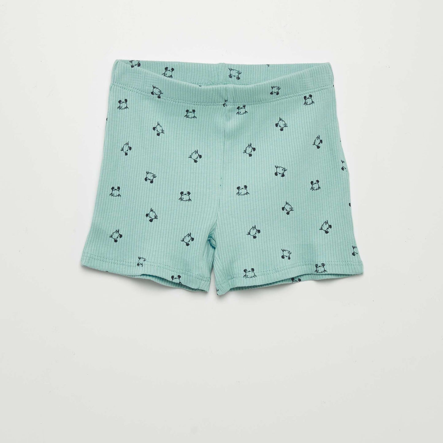 Two-piece printed short pyjamas BLUE