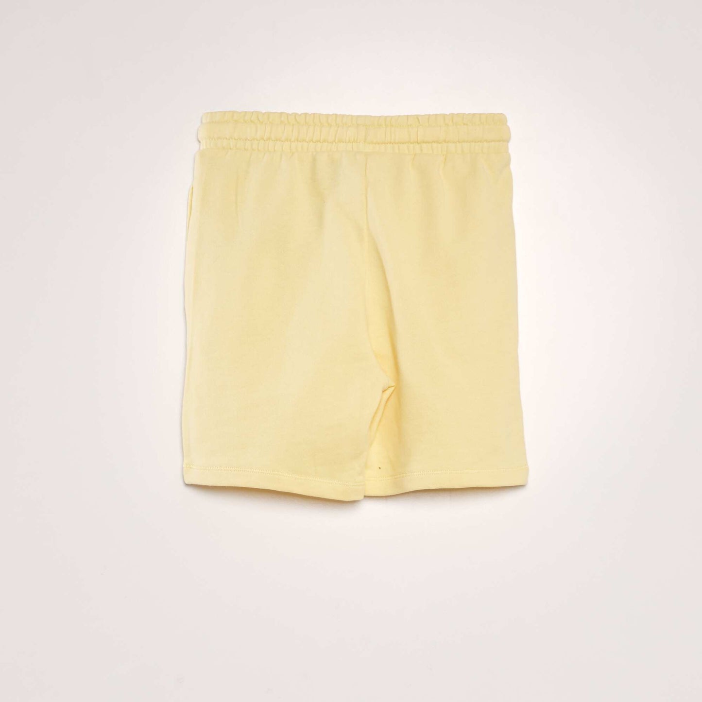 Surfer-style French terrycloth Bermuda shorts WHITE