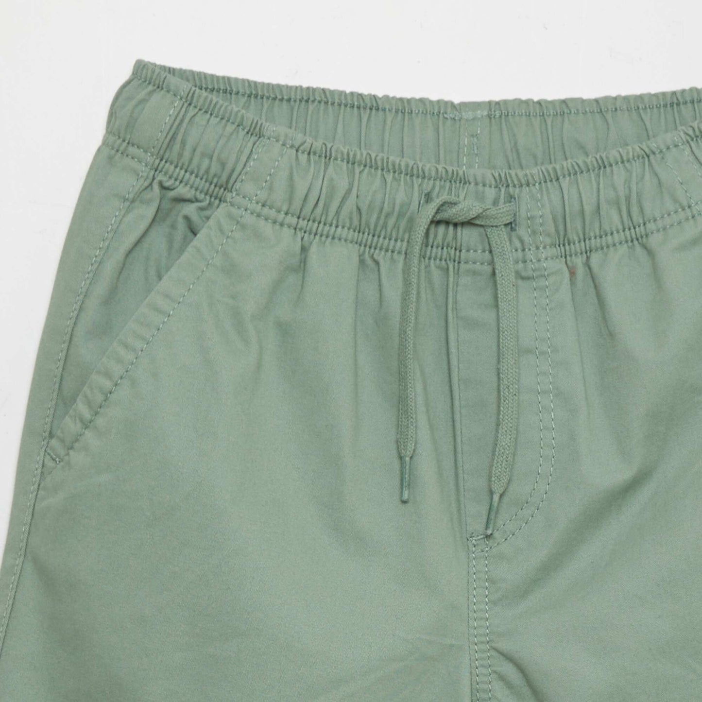 Plain Bermuda shorts GREEN