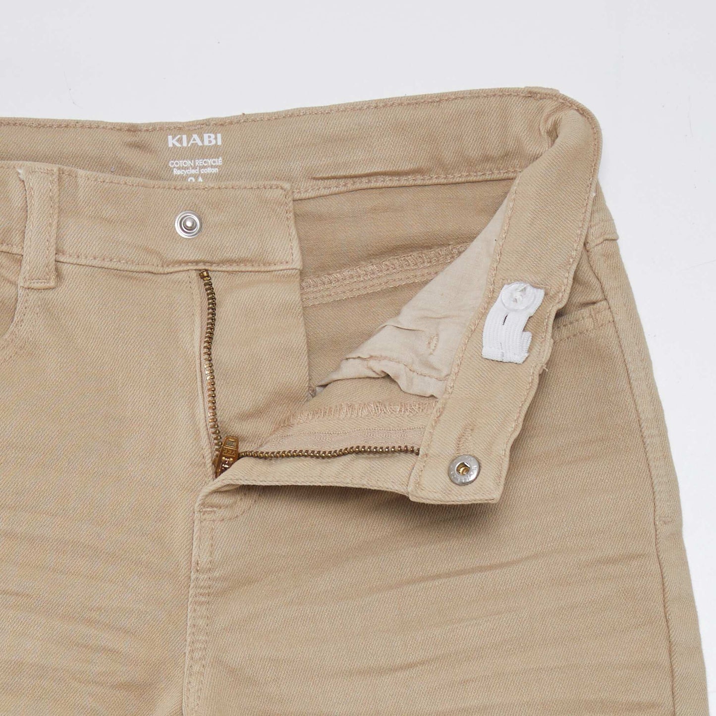 Denim Bermuda shorts BEIGE