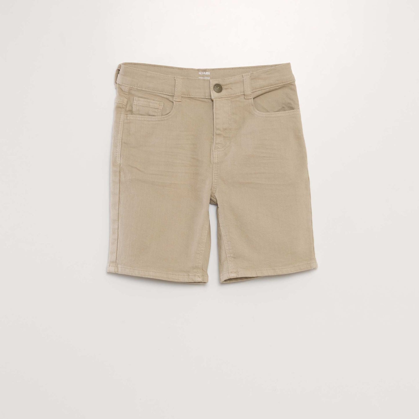 Denim Bermuda shorts BEIGE