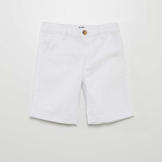 Chino shorts WHITE