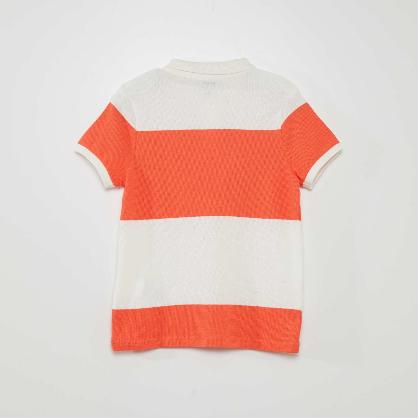 Striped polo shirt ORANGE