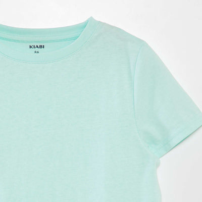 Plain round neck T-shirt GREEN