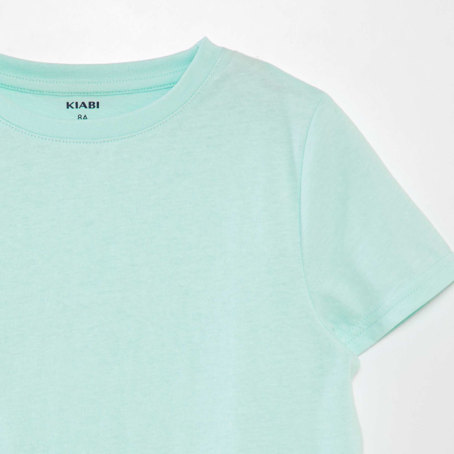 Plain round neck T-shirt GREEN