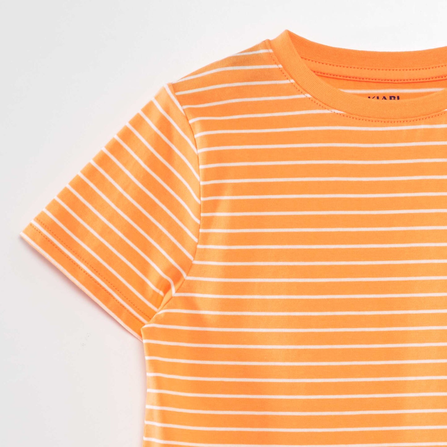 Striped T-shirt ORANGE