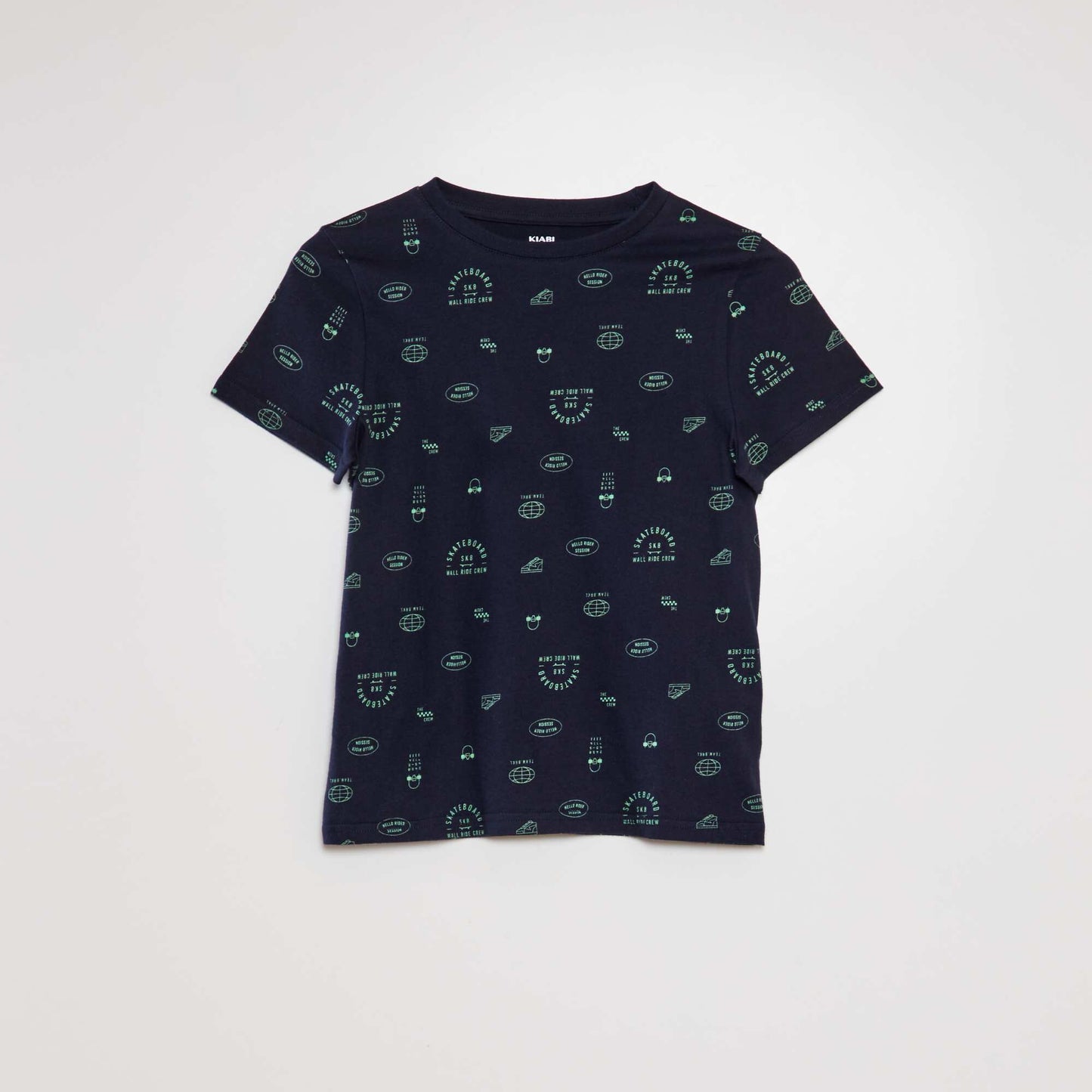 Printed T-shirt BLUE