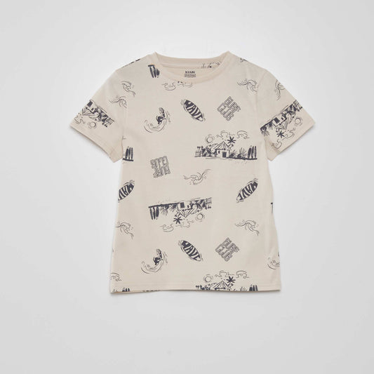 Printed T-shirt GREY