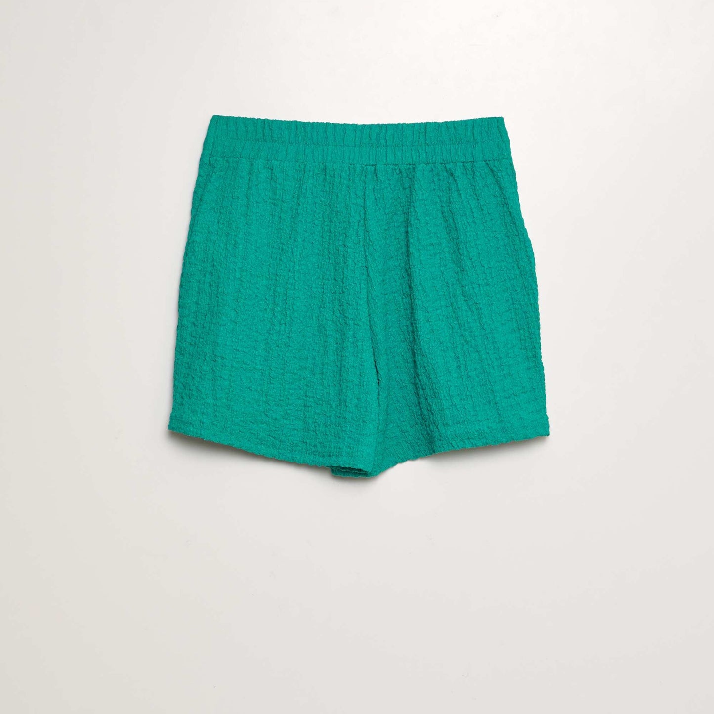 Waffle-knit skort GREEN