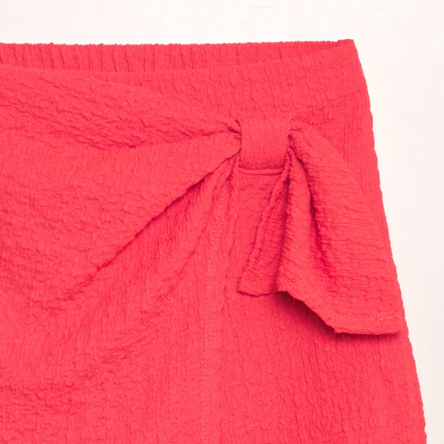 Waffle-knit skort PINK