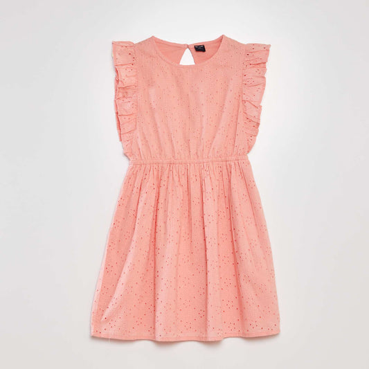 Broderie anglaise dress PINK