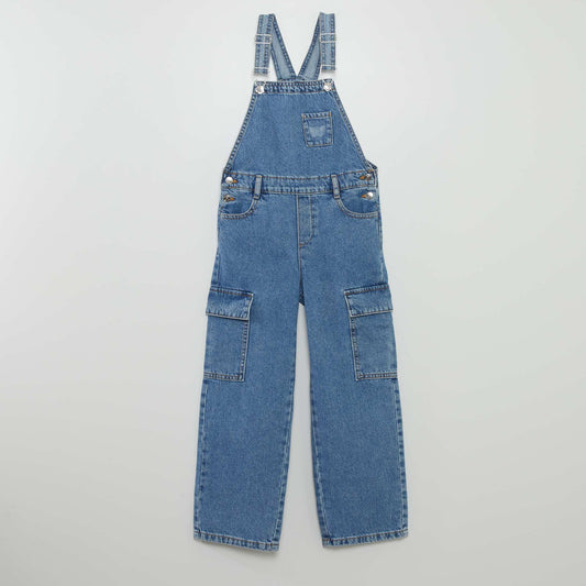 Denim dungarees BLUE