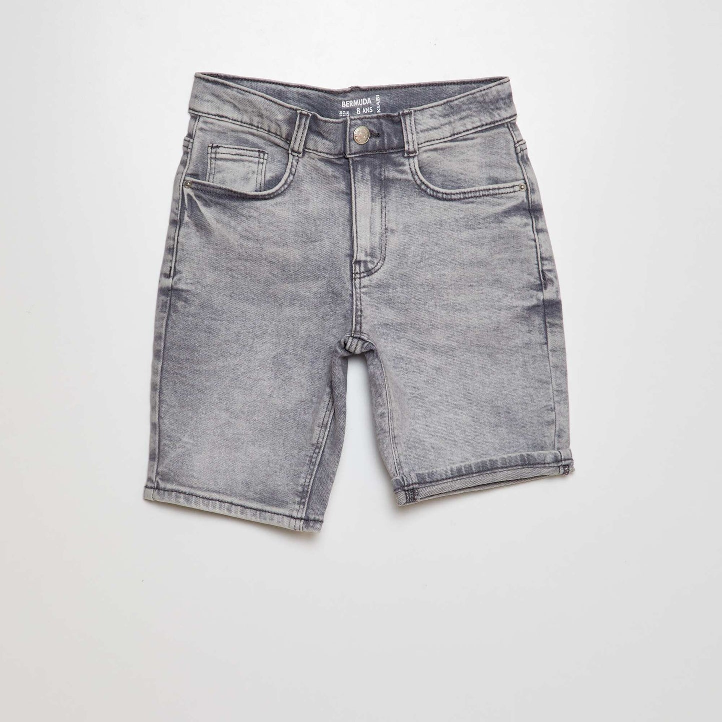 Denim Bermuda shorts GREY