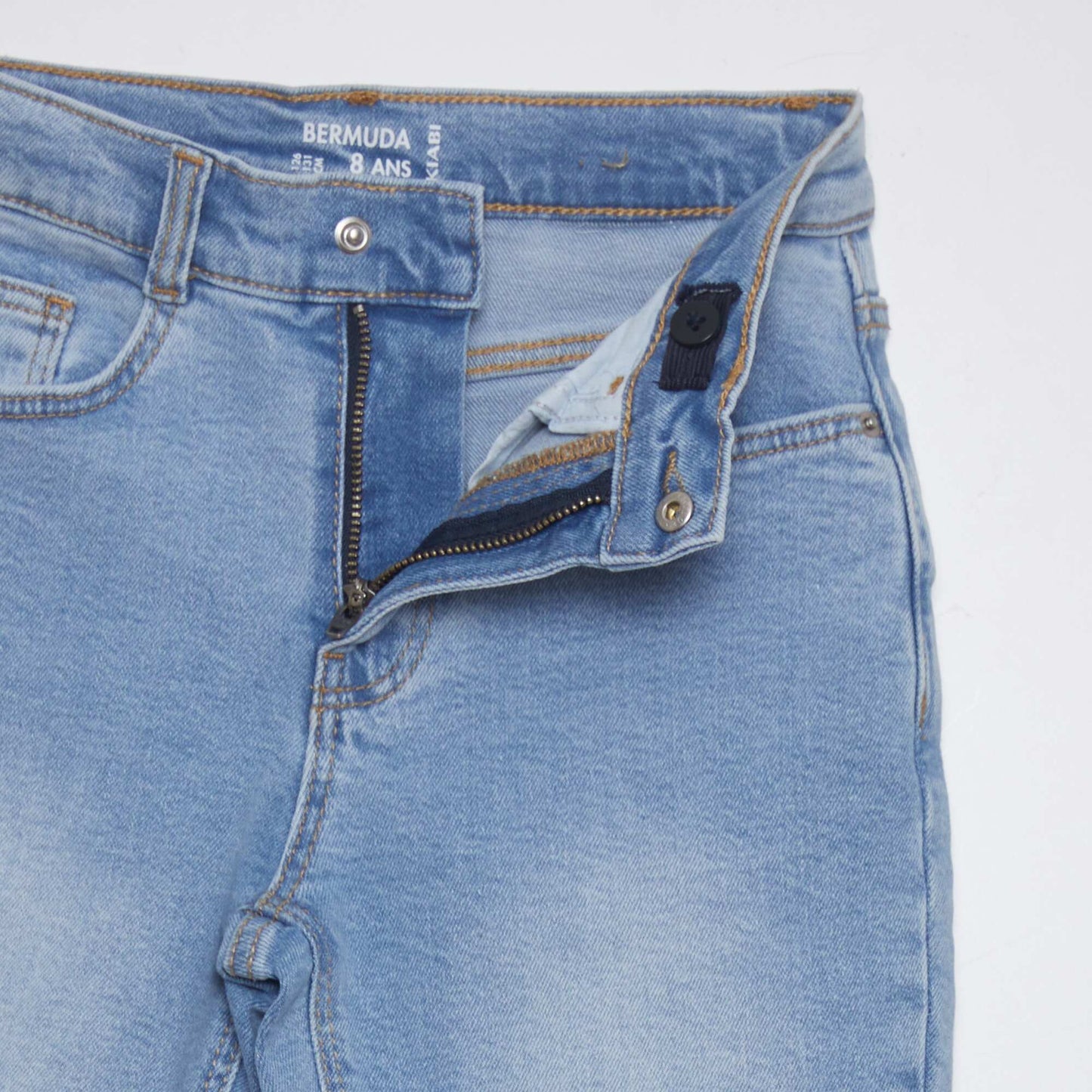 Denim Bermuda shorts BLUE