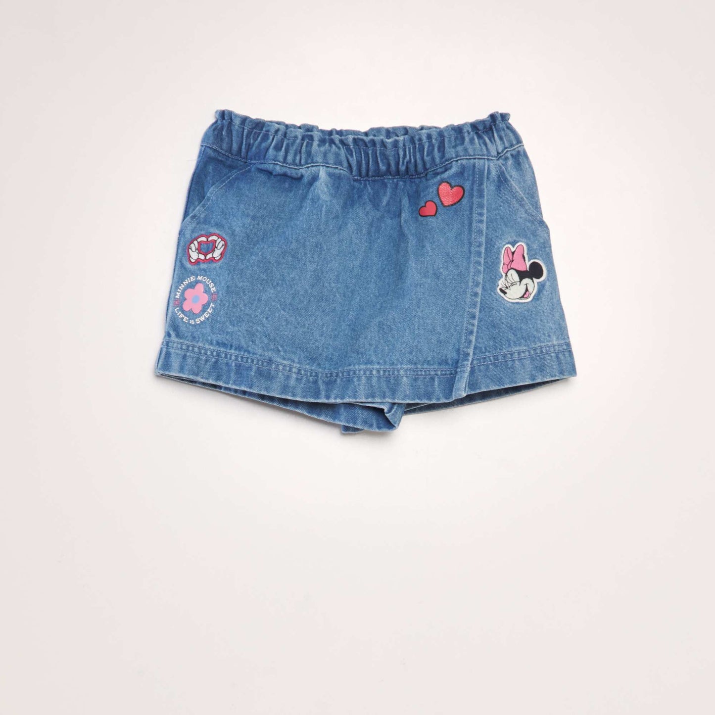 Minnie Mouse denim skort BLUE