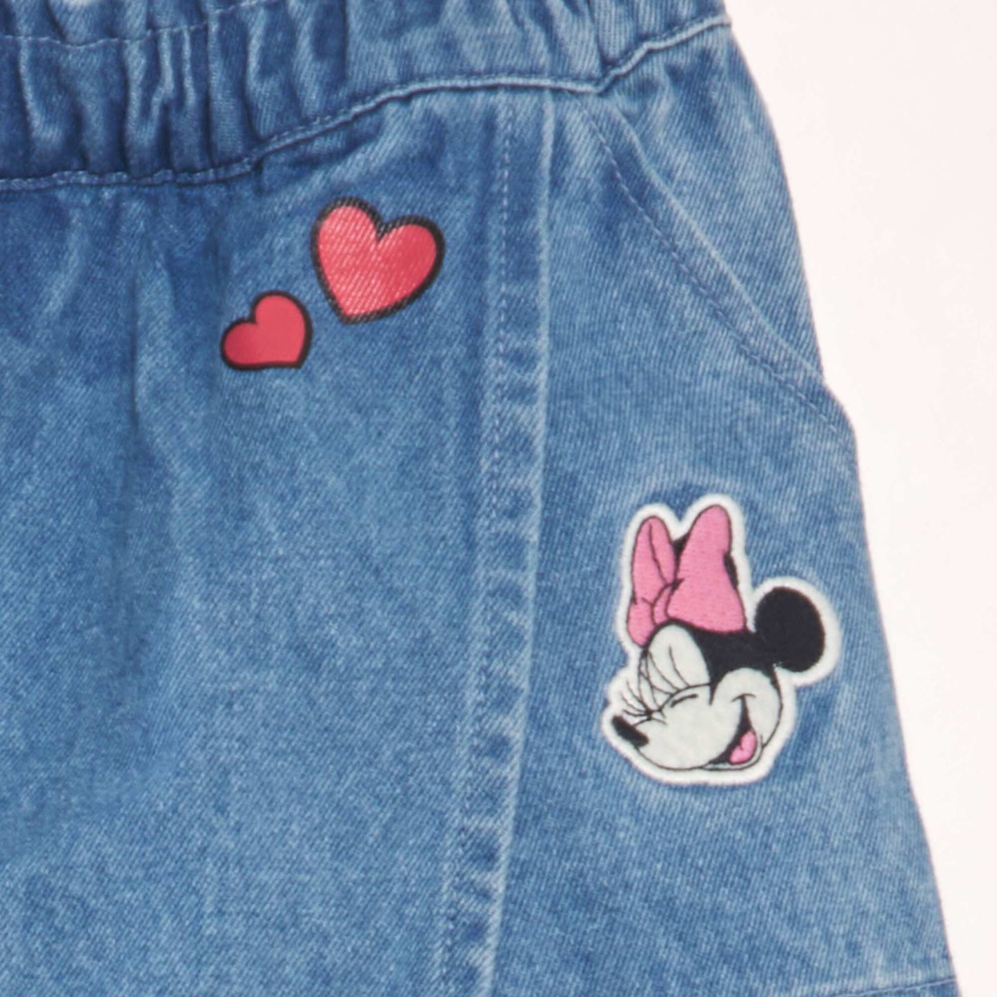 Minnie Mouse denim skort BLUE