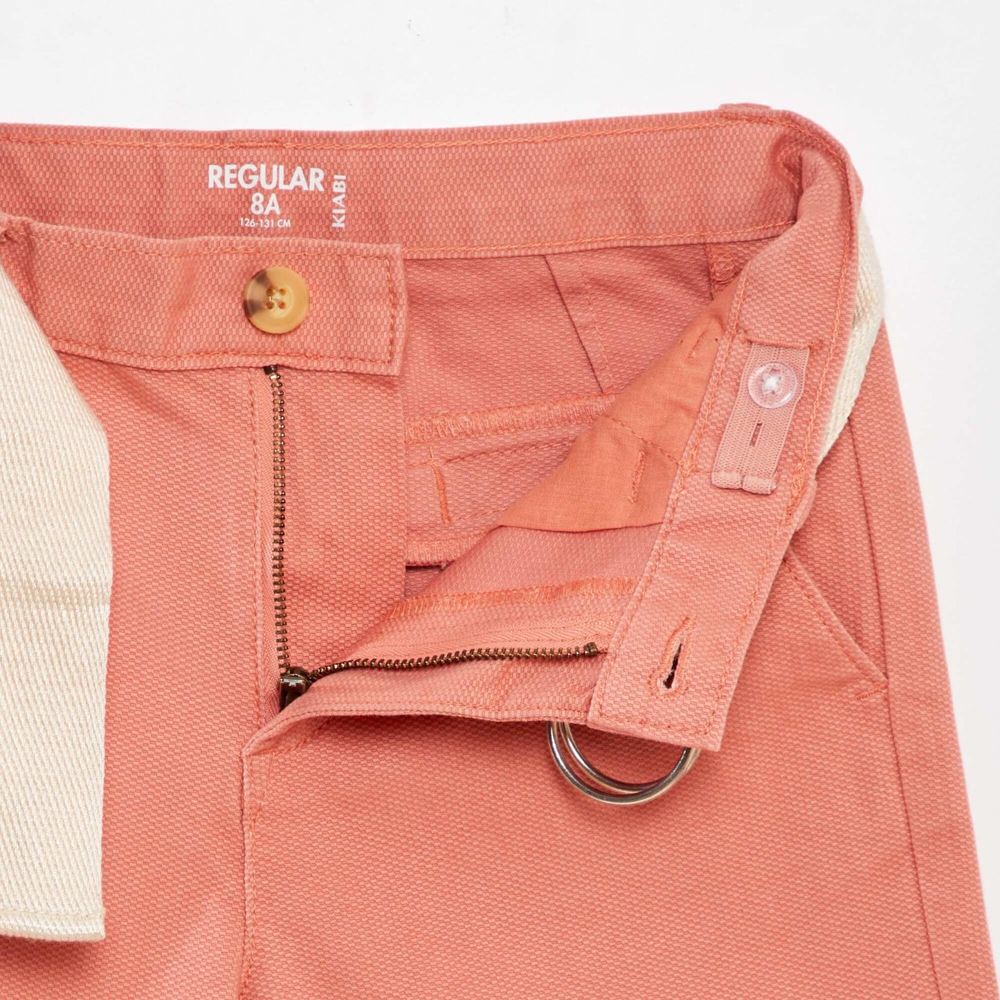 Chino shorts + belt ORANGE