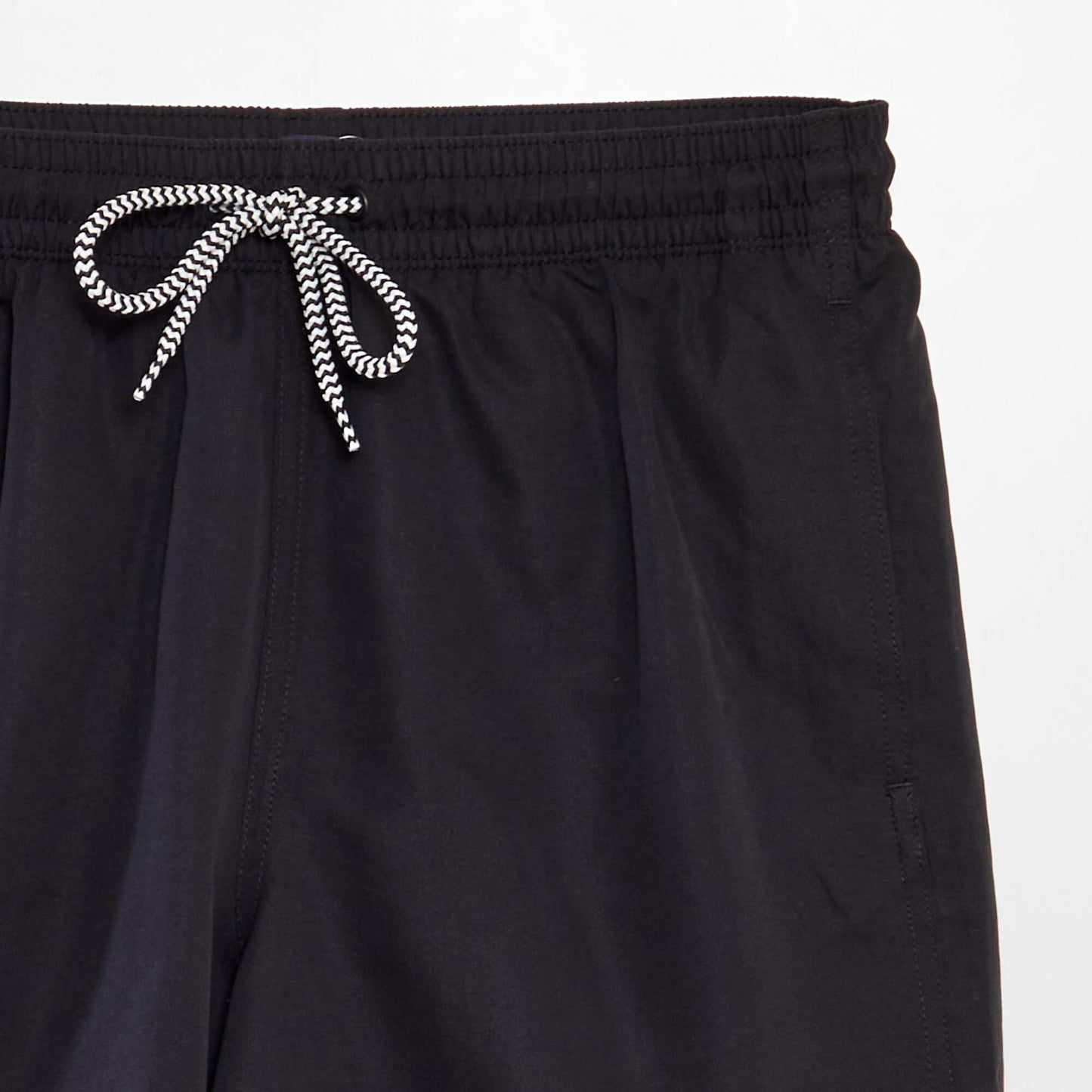 Plain swim shorts black