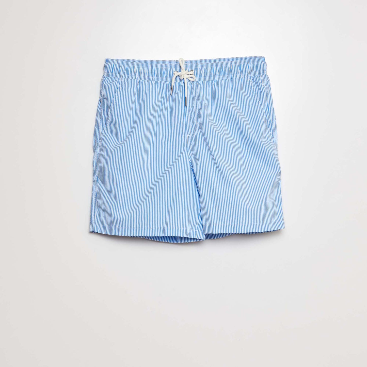 Striped swim shorts BLUE