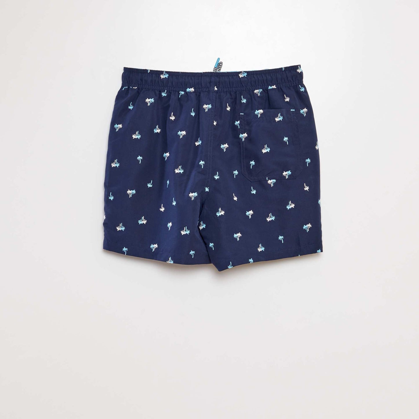 Patterned swim shorts BLUE