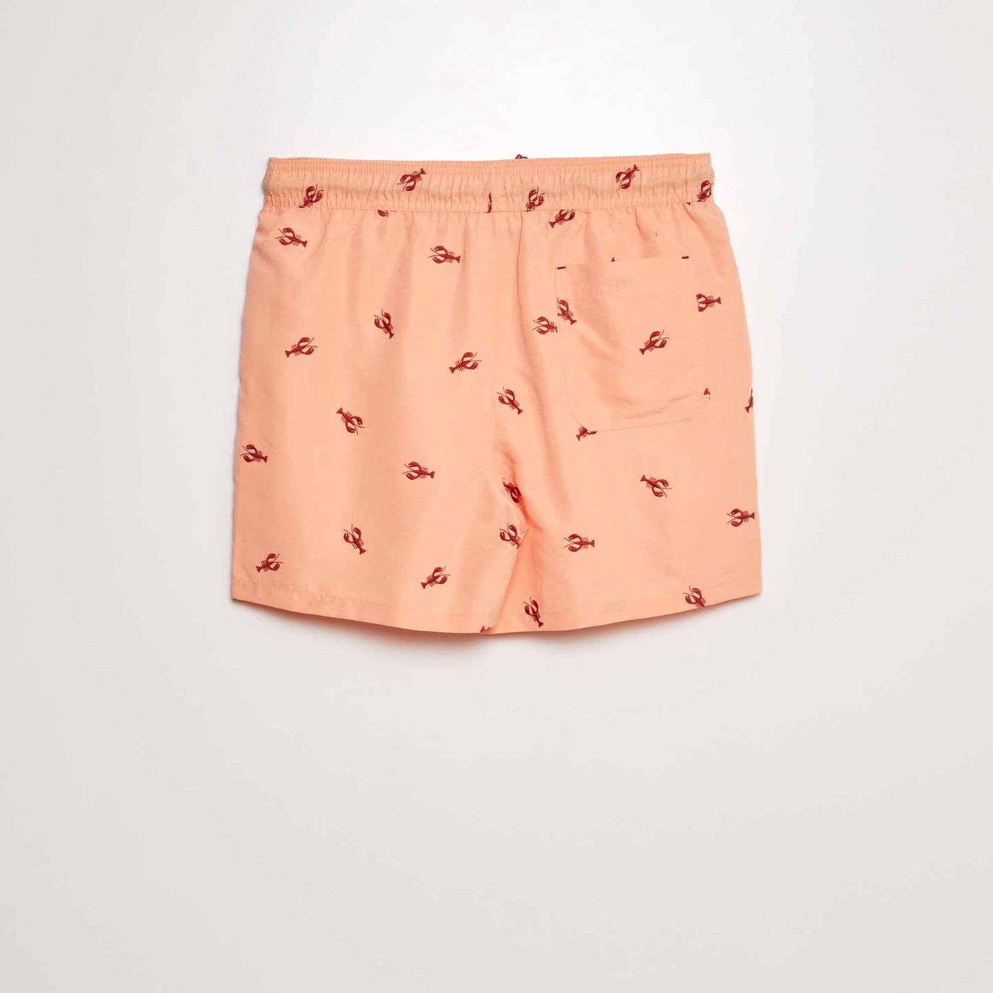 Patterned swim shorts ORANGE