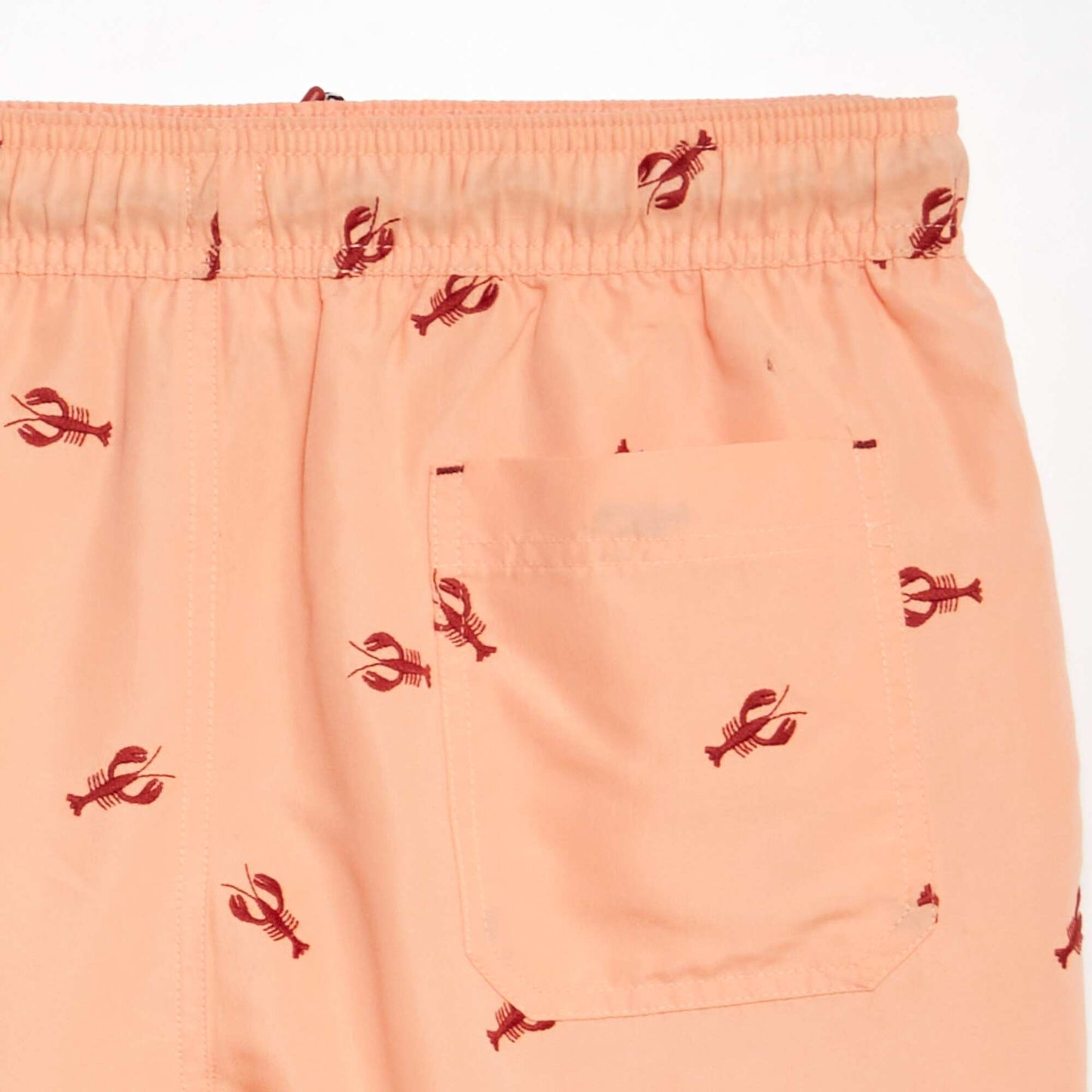 Patterned swim shorts ORANGE